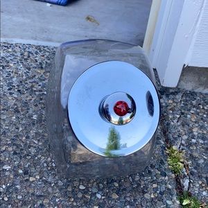 Decorative storage jar.